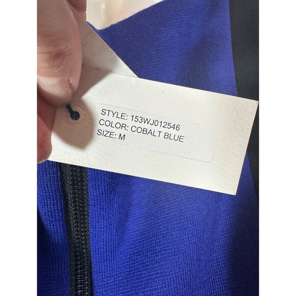 MILLY M Royal Blue/Black Sleeveless Wool Blend Sheath Dress PONTE $395.00 A16 - Picture 5 of 9